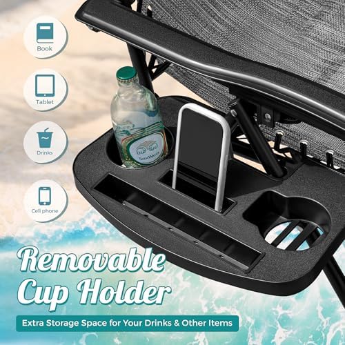 Homall Zero Gravity Chair Adjustable Folding Lawn Lounge Chairs