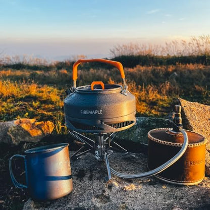 Fire-Maple XT1 0.7L Camping Kettle Portable Teapot with Heat Exchanger