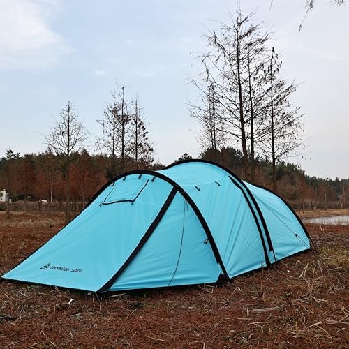 4 Season Tunnel Hot Tent with Stove Jack for 2 Person