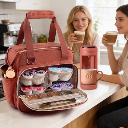 BAGSPRITE Coffee Maker Travel Bag Compatible with Keurig K-Mini Mate