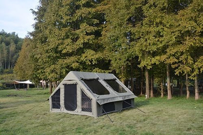 Pop Up Yurt Cabin Tent Waterproof Large Family 4-8 Person Easy Set