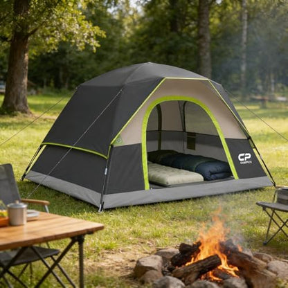 CAMPROS CP Tents for Camping 2/4/6 Person, Waterproof Windproof Dome Tent