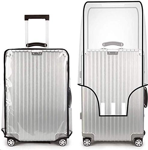 JenKin Luggage Protector Suitcase Cover PVC Waterproof Travel Suitcase Fits Most 20" to 30"(28")