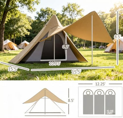 Pop Up Tents for Camping Waterproof Camping Tent Person Family