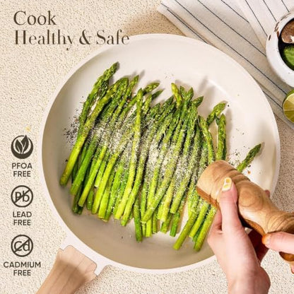 CAROTE Pots and Pans Set, Nonstick Cookware Sets, 20pcs