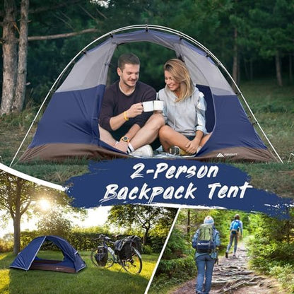 Forceatt Camping Tent 2 Person, Backpacking Tent Waterproof & Windproof, Ultralight Instant Tent with Rain Fly for Camping, Hiking, Outdoor