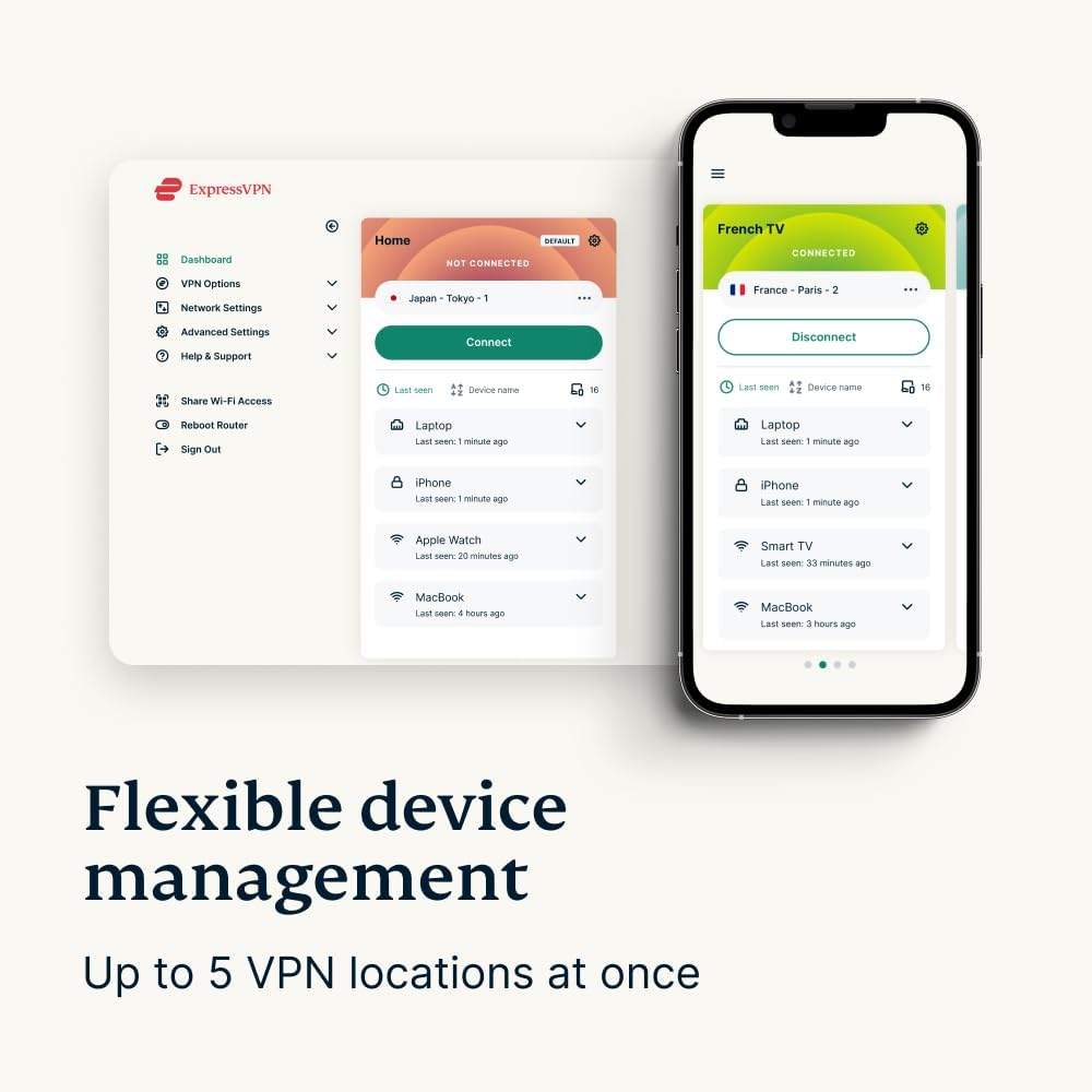 Aircove Go | Portable Wi-Fi 6 VPN Router | Protect Unlimited Devices | Free 30-Day ExpressVPN Trial | International (UK, EU, AU, & NZ Version)
