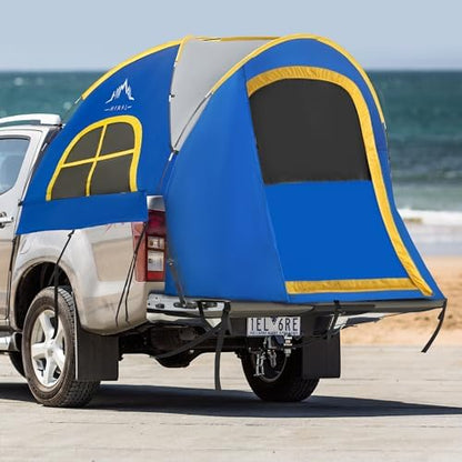GoHimal Pickup Truck Bed Tent, 5.5-6.0FT Truck Tent for Camping（Blue）