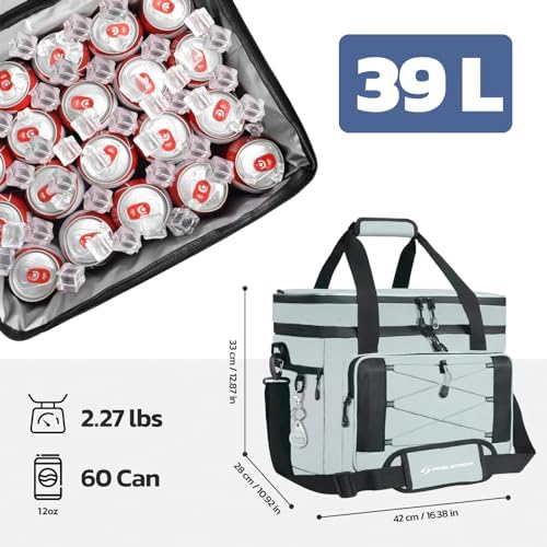 Maelstrom 24/30/60 Can Soft Cooler Bag, Double Deck Portable Ice Chest