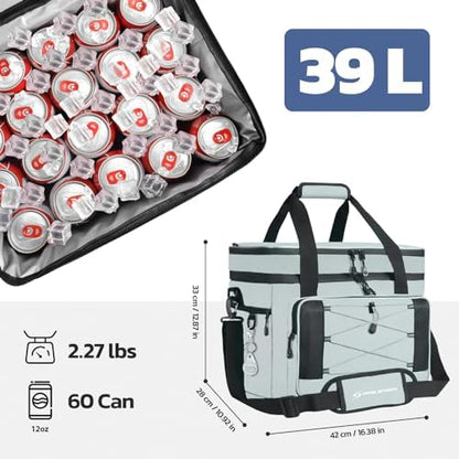 Maelstrom 24/30/60 Can Soft Cooler Bag, Double Deck Portable Ice Chest