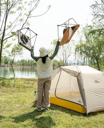 iClimb Low Ultralight Compact Folding Chair (Khaki)