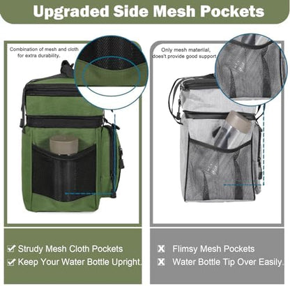 GLENKEY Tactical Lunch Box Men 22L Expandable Insulated Leakproof Cooler
