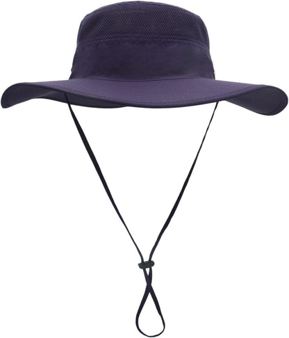 Home Prefer UPF 50+ Men's Sun Hat Wide Brim Bucket Hat UV Protection Hat for Mens Womens Beach Safari Gardening Golf Fishing