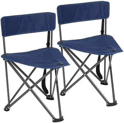 REDCAMP 2 Pack Tripod Chairs for Adults, Folding Lightweight Portable Golf Chairs