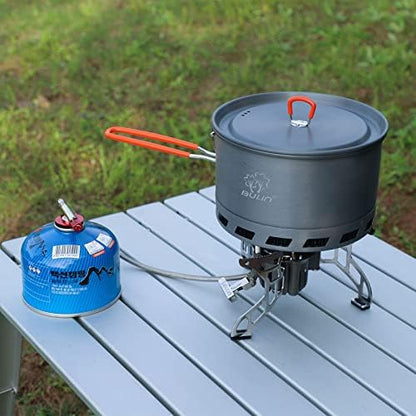 Bulin Camping Pot,2.1L High Efficiency Backpacking Camping Cooking Set