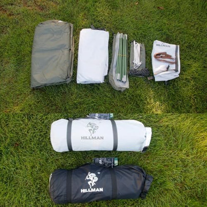HILLMAN 1/2/3/4 Person Tents for Camping Instant Lightweight Backpacking Tents Easy Set Up Waterproof Family Camping Tent with Rainfly & Carry Bag Portable Dome Tent for Camping Hiking & Traveling
