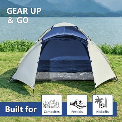 ASFANES Screened Camping Tent, 1-2 Person Waterproof, Haven Tent
