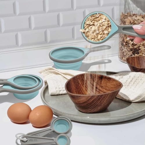 Kitchen Gadgets Set 13 Piece, Essentials for Kitchen RV Camper, Blue