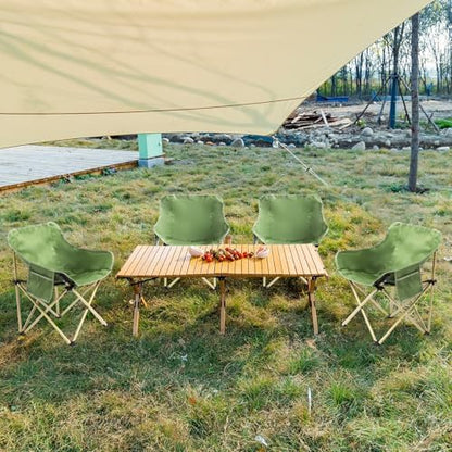 FairySandy 2 Pack Lightweight Camping Chair, Supports 330 Lbs