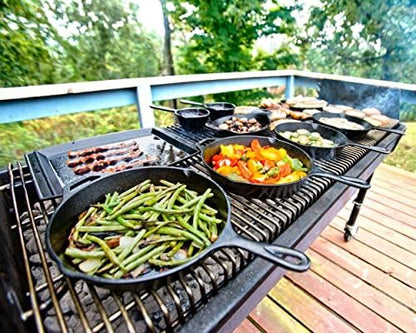 Lodge Pre-Seasoned Cast Iron Skillet with Hot Handle Holder, 10.25 Inches