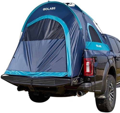 Golabs Truck Bed Tent, 5-6 Ft Camping Tent, Easy Setup by Pre-Attached Pole
