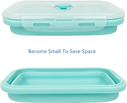 CARTINTS Silicone Collapsible Food Storage Containers-Prep/Storage Bowls - Image 5