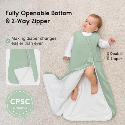 Yoofoss Baby Sleep Sack 12-18 Months Rayon Made from Bamboo 1.0 Tog