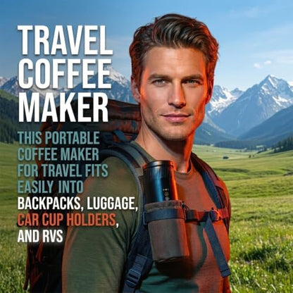 LED Screen portable espresso maker,travel espresso maker, espresso machine