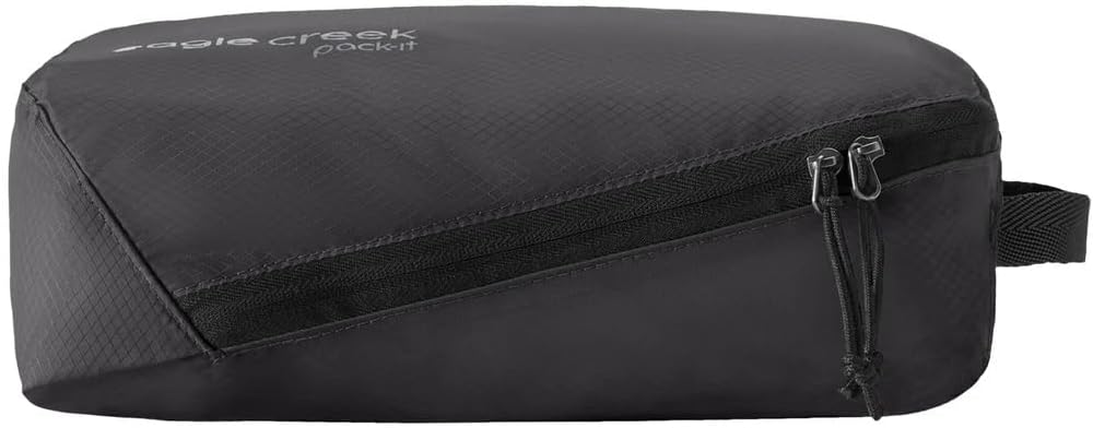 Eagle Creek Pack-It Starter Set - Includes S Isolate Cube, M Isolate Cube & L Pack-It Reveal Garment Folder L - Lightweight Travel & Storage Essentials - Black