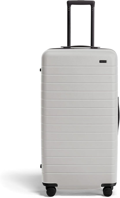 Away Large Trunk Luggage, 31 Inch Hardside Suitcase with Spinner Wheels, Lightweight & Durable, TSA Lock, Ideal for Long Trips, Cloud Gray
