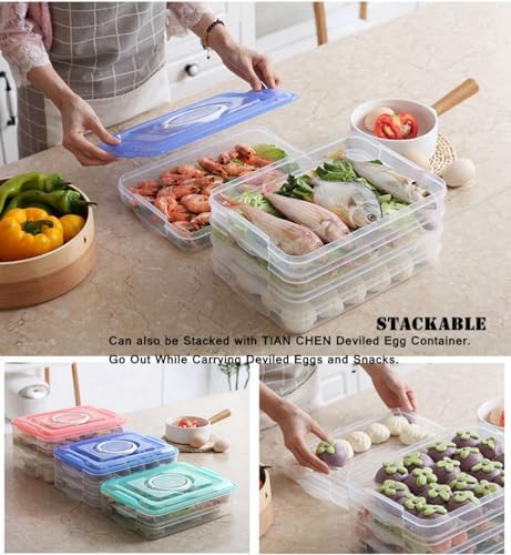 Stackable Carrier Snack Cookie Meat Bacon Charcuterie Container