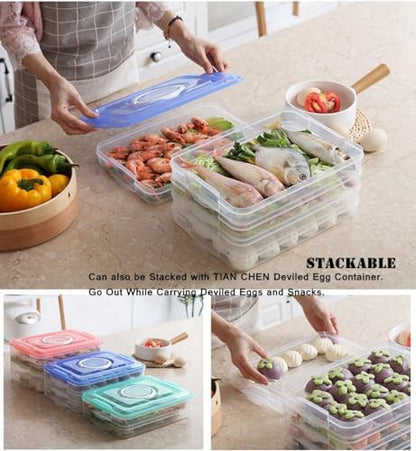 Stackable Carrier Snack Cookie Meat Bacon Charcuterie Container