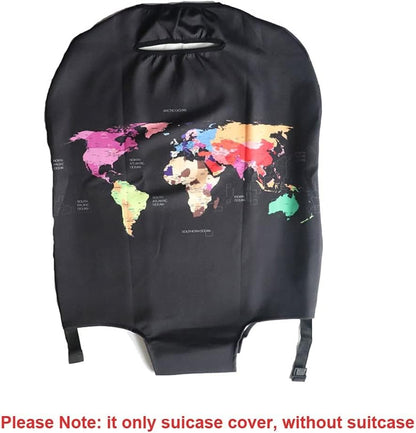 MosaiRudo Thicker Luggage Cover Elastic Suitcase Cover Protector Fits 18-32 Inch Suitcase Travel Accessories (Camouflage-B, L)