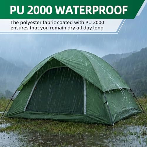 Clostnature Waterproof Camping Tent for 2 Person, 4 Person, Easy Setup Tent