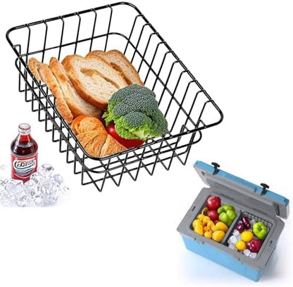 Cooler Basket for RTIC 52&72QT Ultra-Light Coolers, Compatible with Coleman 54QT Steel Belted Coolers, Keep Smaller Items Dry-Goods Basket, Compatible with Ice, RTIC Cooler Accessories etc.