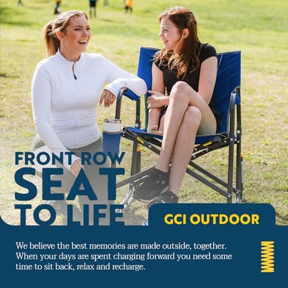 GCI Outdoor Freestyle Rocker XL Camping Chair - Indigo Blue