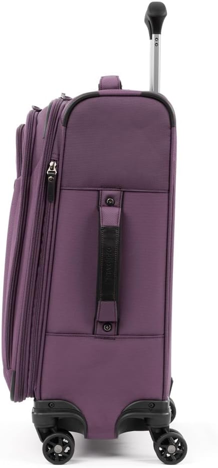 Travelpro Tourlite Softside 2-Piece Set, Expandable Luggage with 4 Spinner Wheels, Lightweight Suitcase, 21" Carry-On, 29 Check Large, Deep Purple