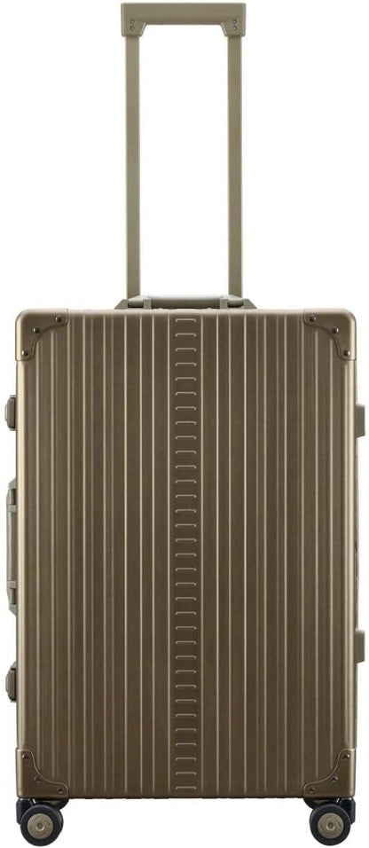 All Aluminum Lightweight 26" Carry-On Luggage - Hardside Carry-On Suitcase, TSA Approved, Hard Shell Suitcase for Travel, Airline Approved Hard Spinner Wheels Luggage (Platinum)