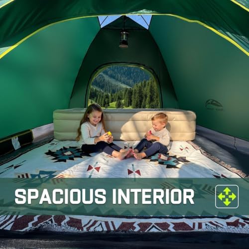Happy Travel 2/4 Person Camping Tent, Instant Easy Pop Up Tents for Camping