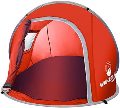 6-Person Tent, Water Resistant Dome Tent for Camping with Removable Rain Fly and Carry Bag, Rebel Bay 6 Person Tent by Wakeman Outdoors