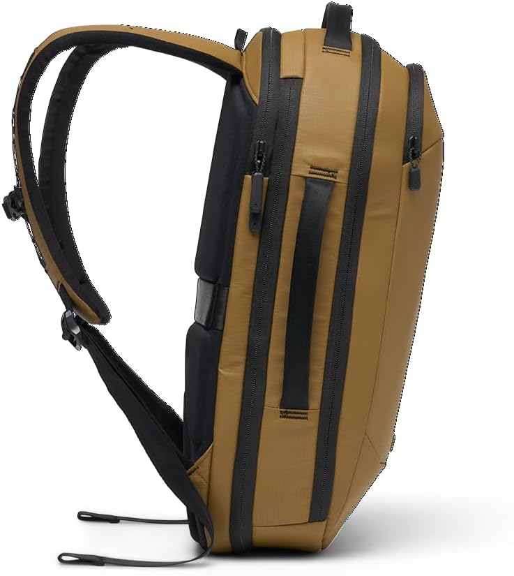 NOMATIC Navigator RS Pack 15L: 15L Premium Backpack w/ 6L Built-In Expansion - Water Resistant Anti Theft Backpack - Laptop Bag - Computer Backpack - Expandable Coyote Backpack