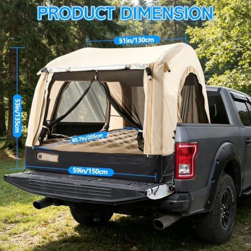 Inflatable Truck Bed Tent Mattress for Camping Outdoor Travel
