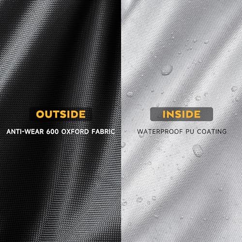 Grill Cover for Bestfire Tabletop 2 Burners Gas Grill, Heavy-Duty 600D Tabletop BBQ Cover for Bestfire Portable BBQ Griddle