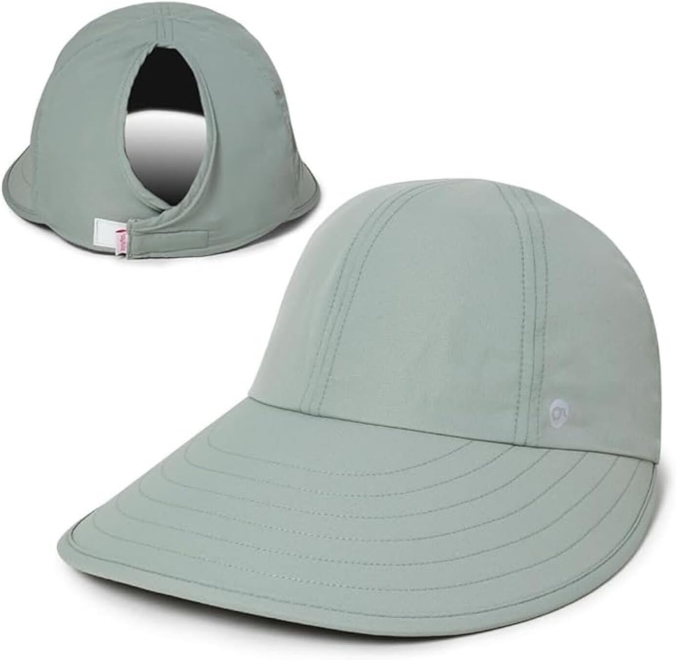 Ponyflo Sunblocker Wide Brim Hat - Oprah Awards Best Sun Hat - UV 50 Protection - Ponytail Sunhat for Women