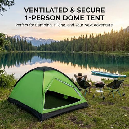 XL Camping Tent 1/2 Person Small Tents Lightweight Waterproof Adult