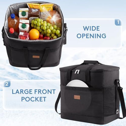 Lifewit Cooler Bag 30/50/60 Cans Collapsible, Insulated Large Lunch Bag
