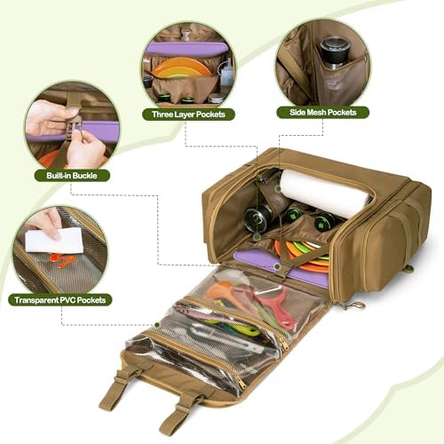HODRANT Large Tactical Camping Kitchen Organizer for BBQ Cooking Essentials