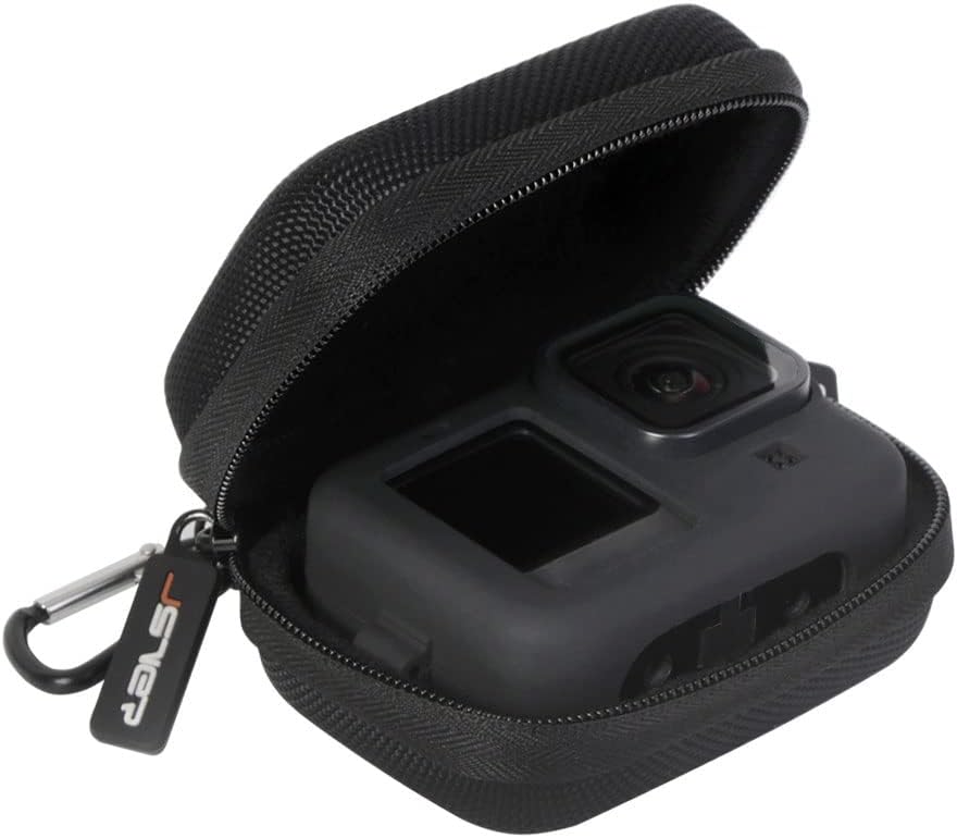 JSVER Carrying Case for GoPro Hero 13 Hard Travel Storage Case for Hero 13/12/11/10/9/8/7/6/5/4/3, DJI Osmo Action 5 Pro/4/3, AKASO Brave 8/EK7000/EK7000 Pro, Insta360 Ace/Ace Pro, Apexcam