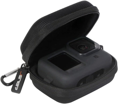 JSVER Carrying Case for GoPro Hero 13 Hard Travel Storage Case for Hero 13/12/11/10/9/8/7/6/5/4/3, DJI Osmo Action 5 Pro/4/3, AKASO Brave 8/EK7000/EK7000 Pro, Insta360 Ace/Ace Pro, Apexcam