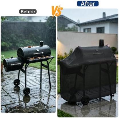 42 Inch Grill Cover for DNKMOR Charcoal Grill with Offset Smoker